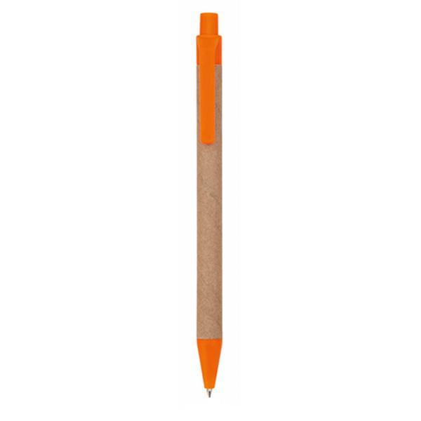 Bolígrafos personalizados Eco naranja
