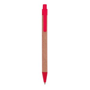 Bolígrafos personalizados Eco rojo